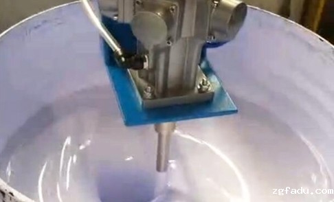 气动搅拌机油墨涂料厂200L桶现场操作