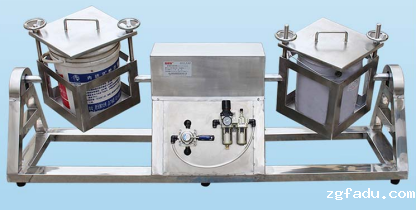 气动摇摆机--雷竞技newbee官网赞助商为油漆涂料桶混合研发的产品