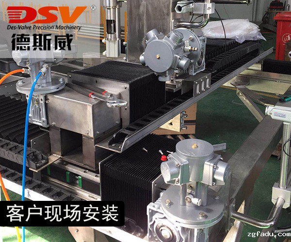 气动马达配涡轮蜗杆减速机