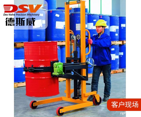 防爆油桶倒料翻转车