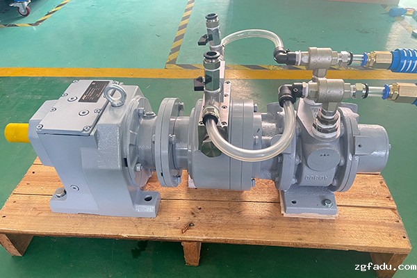 叶片式气动马达配刹车配减速