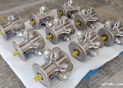 DAM7-IEC活塞式气动马达（圆法兰镀镍款）