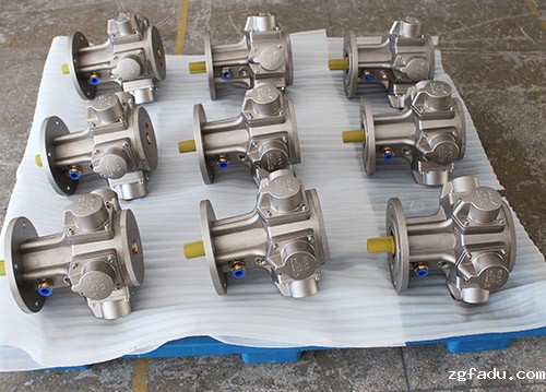 DAM7-IEC活塞式气动马达（圆法兰镀镍款）