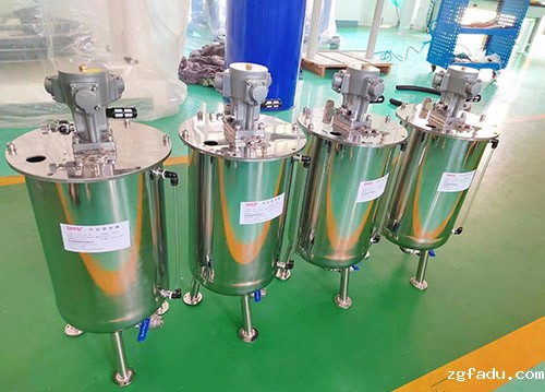 200L不锈钢加热保温气动搅拌桶