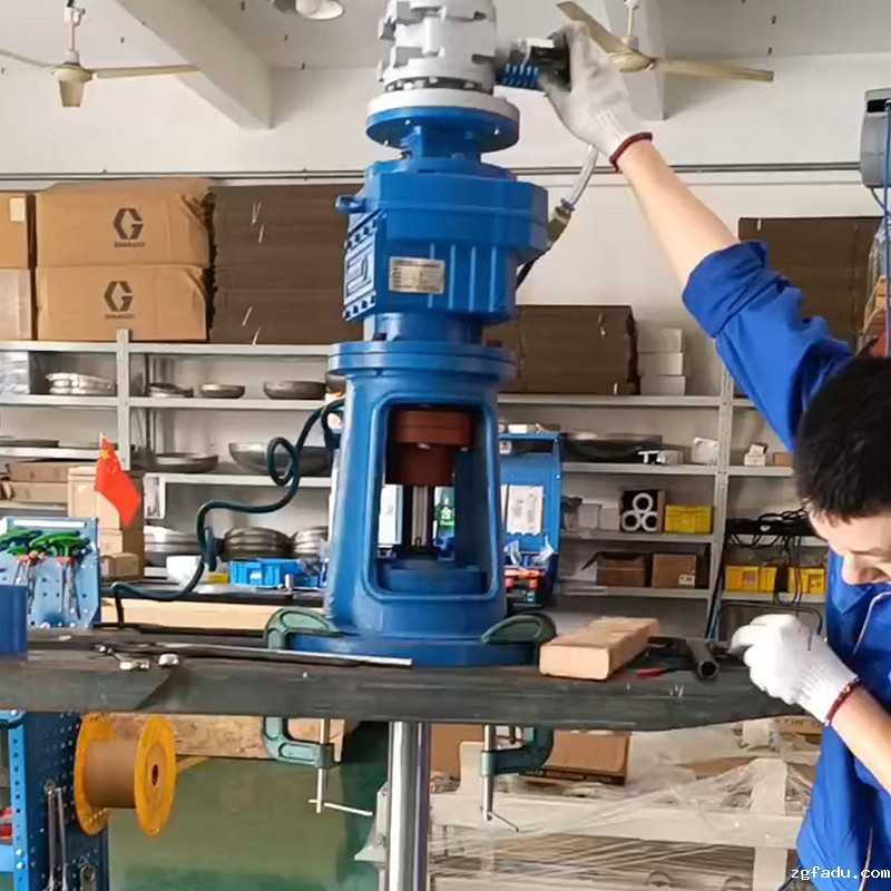 大功率1000-6000L防爆减速气动搅拌机