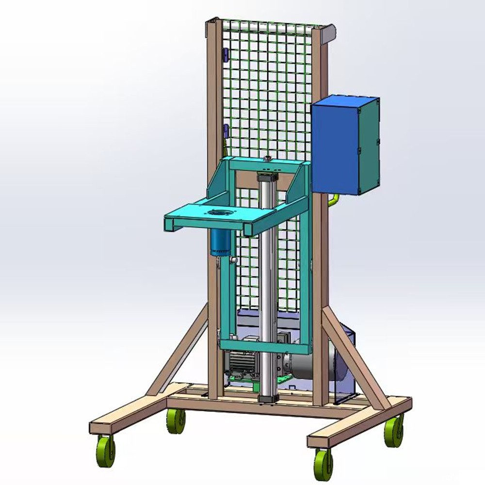 液压升降式吨桶电动搅拌机