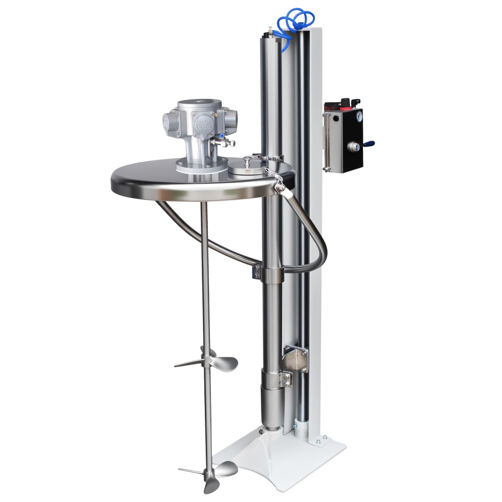 升降式气动搅拌机 安全防爆 固定型气动搅拌机厂家直供