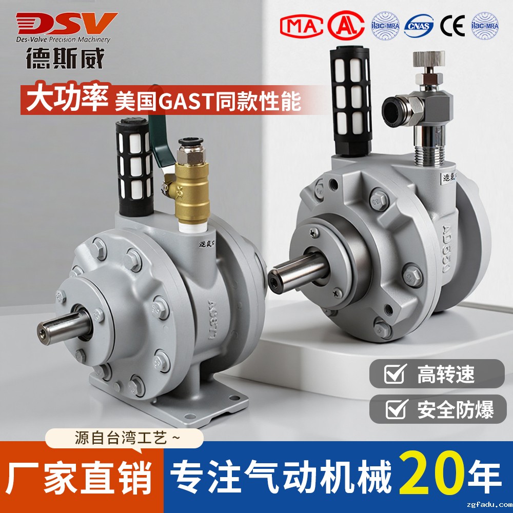DAV8-L 卧式叶片式气动马达
