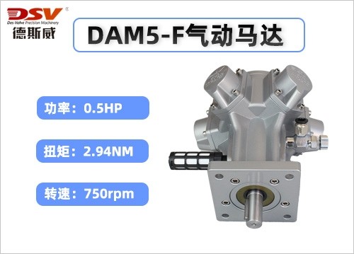 DAM5-F活塞式气动马达(立式法兰)