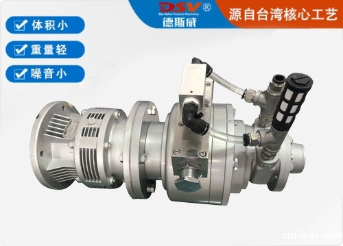 叶片式气动马达配刹车配减速