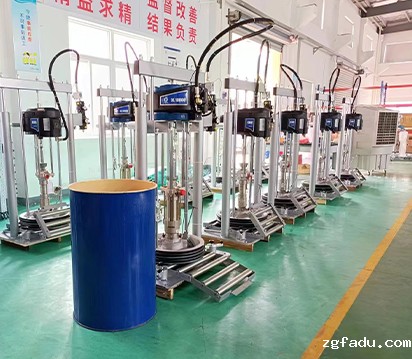 55加仑打胶升降机