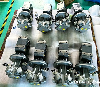 活塞式气动马达生产车间一角